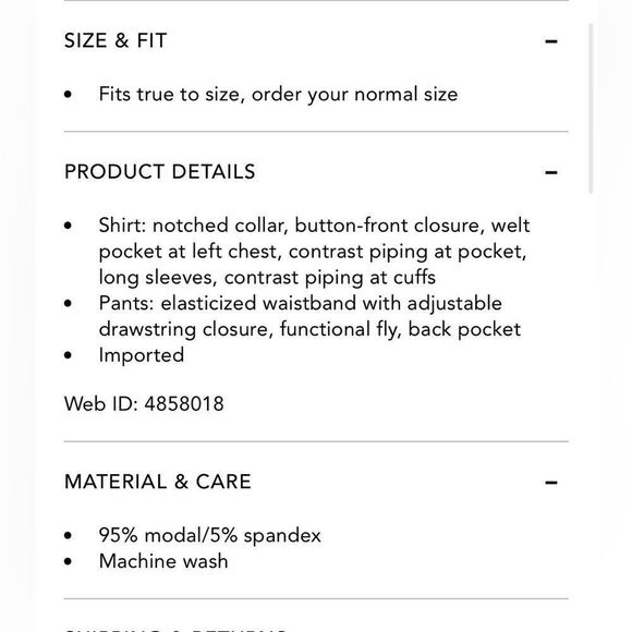 Eberjey William Pajama Set XL - Picture 2 of 8